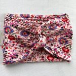تل پارچه ای پهن گلدار