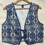 جلیقه وست جلیقه شیک وست شیک شومیز جلیقه جلیقه SHEIN جلیقه وارداتی جلیقه خاص جلیقه آبی جلیقه طرحدار اوتلت شین لباس برند شین